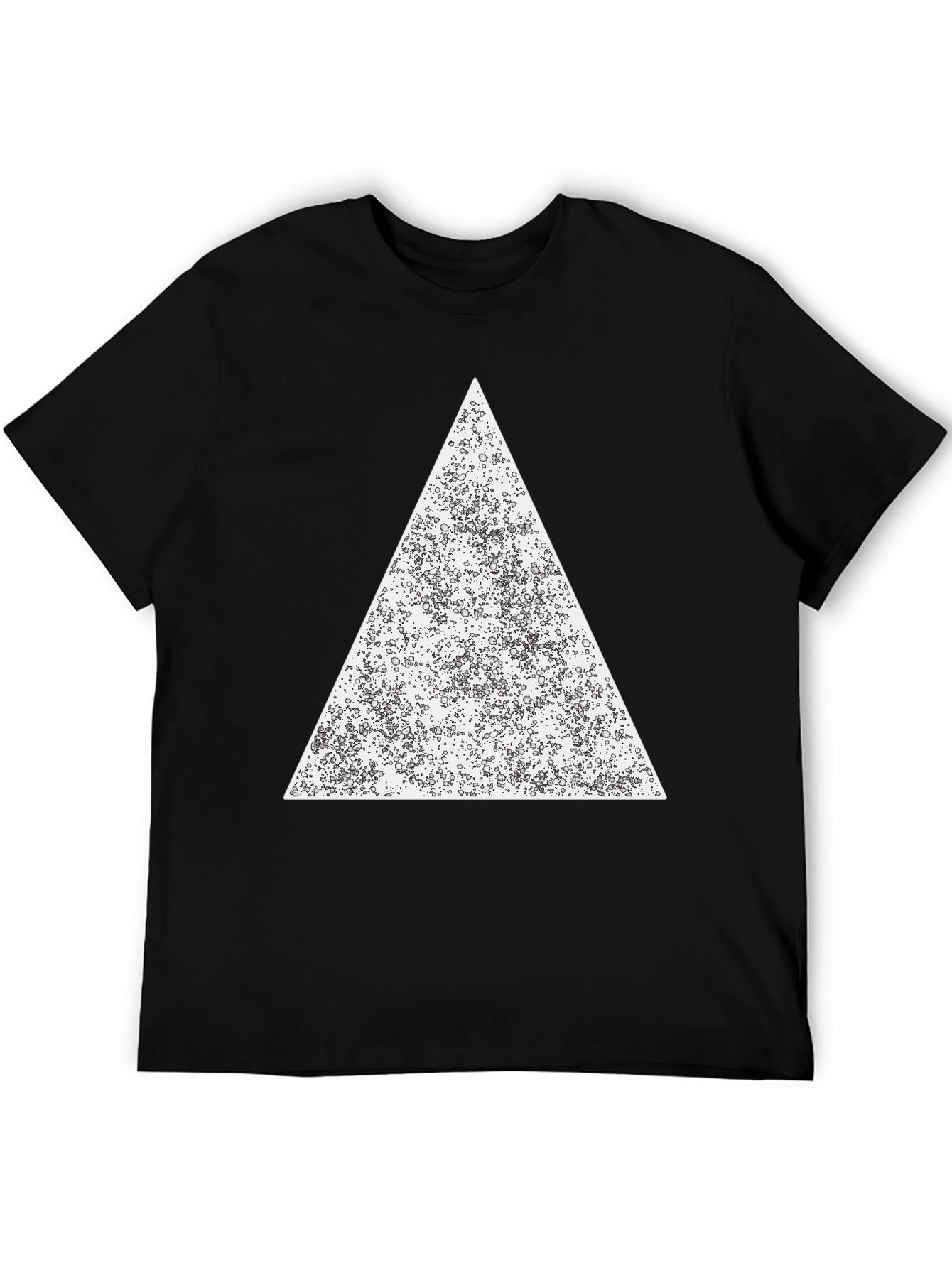 Geometric Triangle Graphic Print T-Shirt