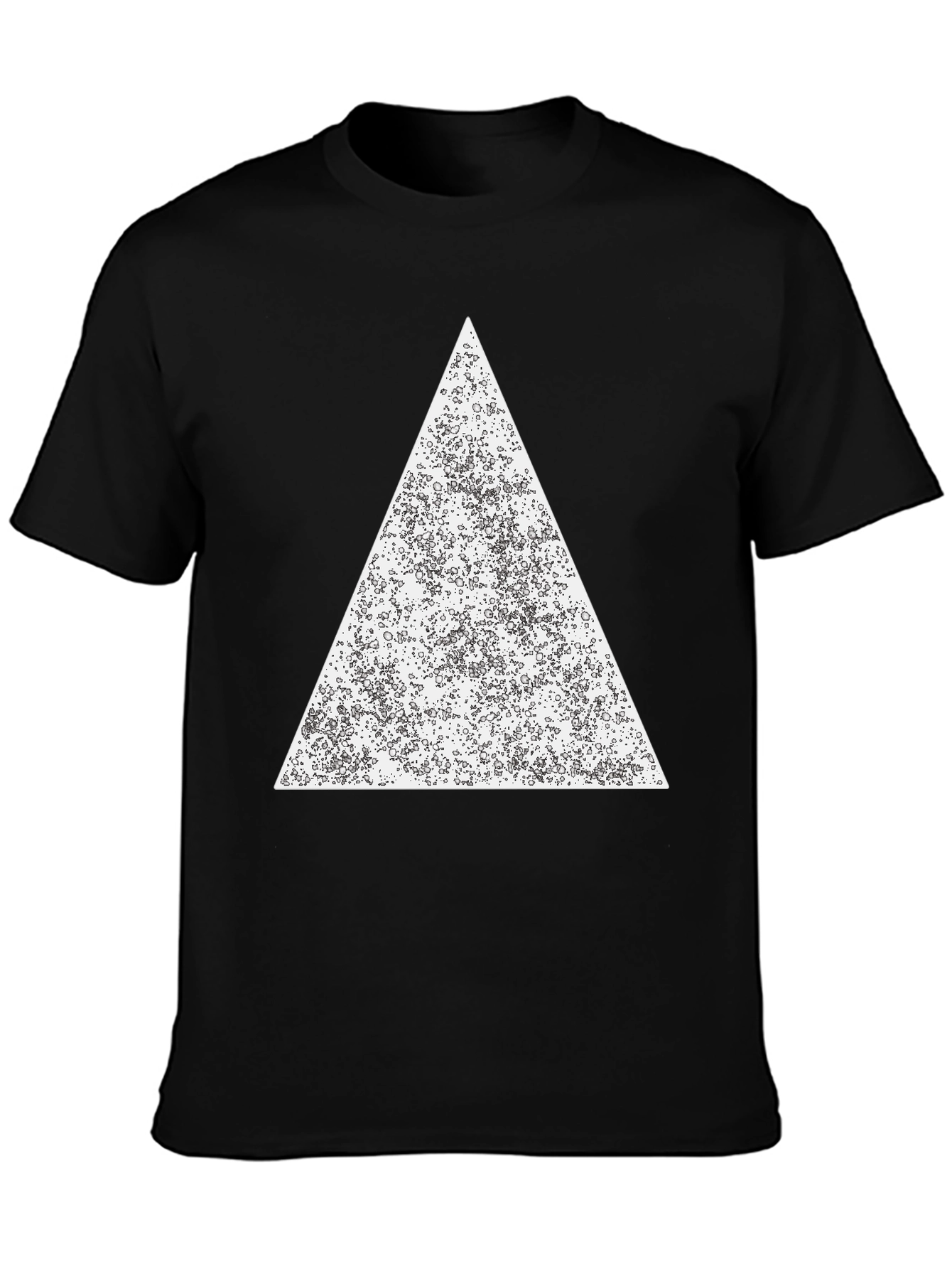 Geometric Triangle Graphic Print T-Shirt