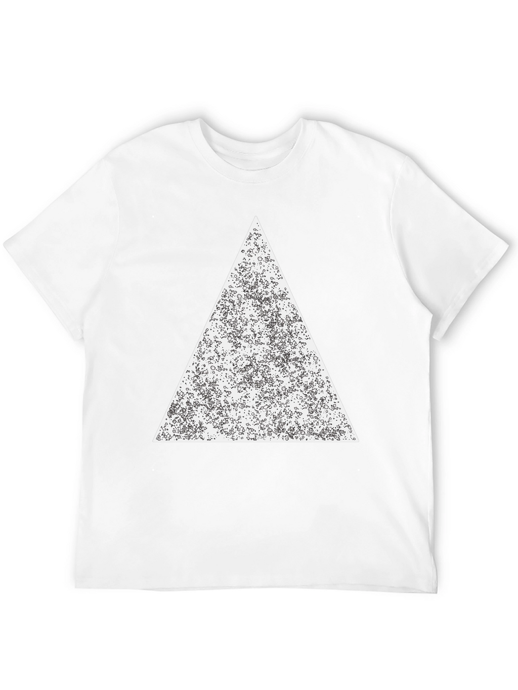 Geometric Triangle Graphic Print T-Shirt