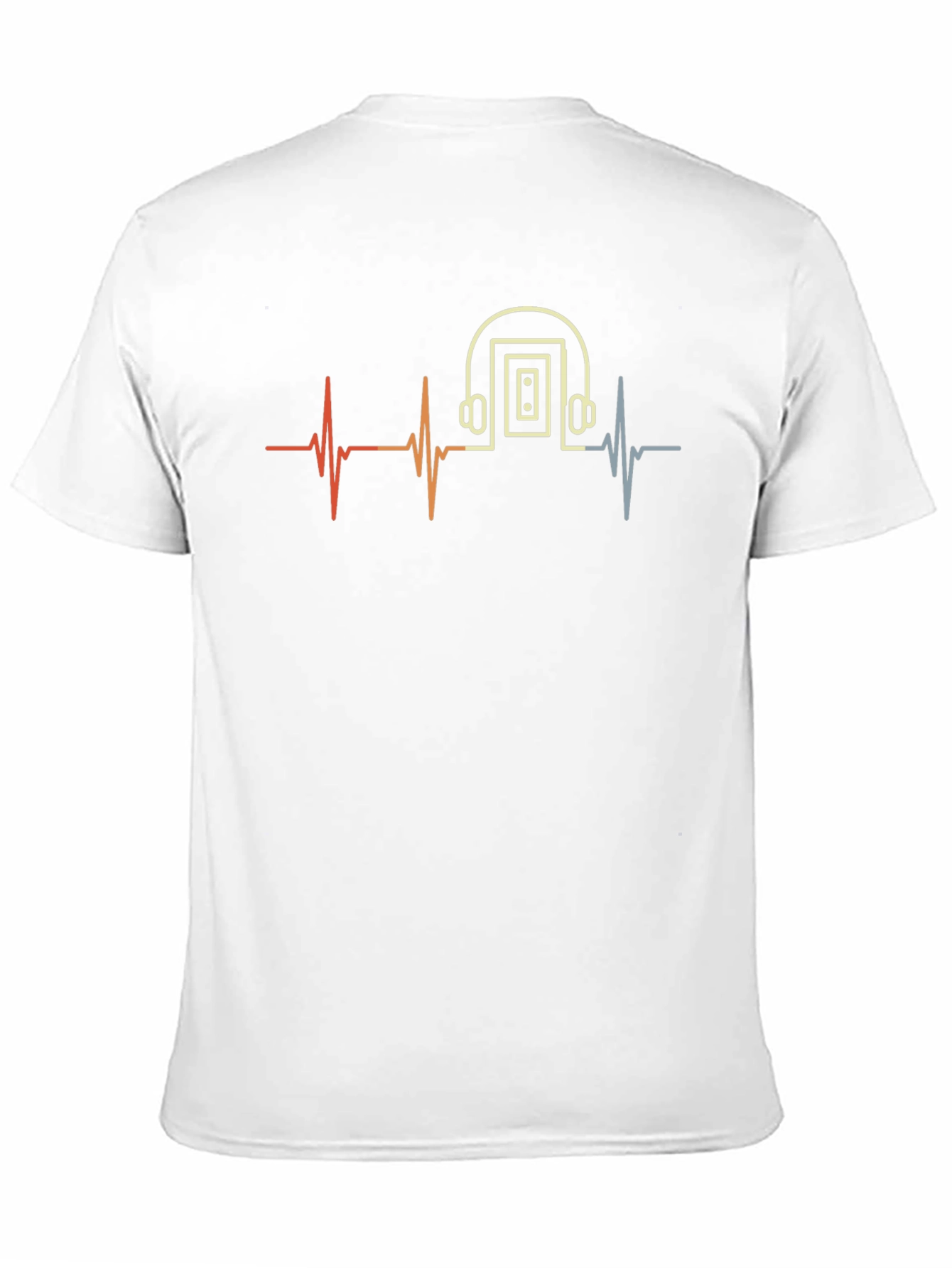 Retro Cassette Tape Heartbeat T-Shirt
