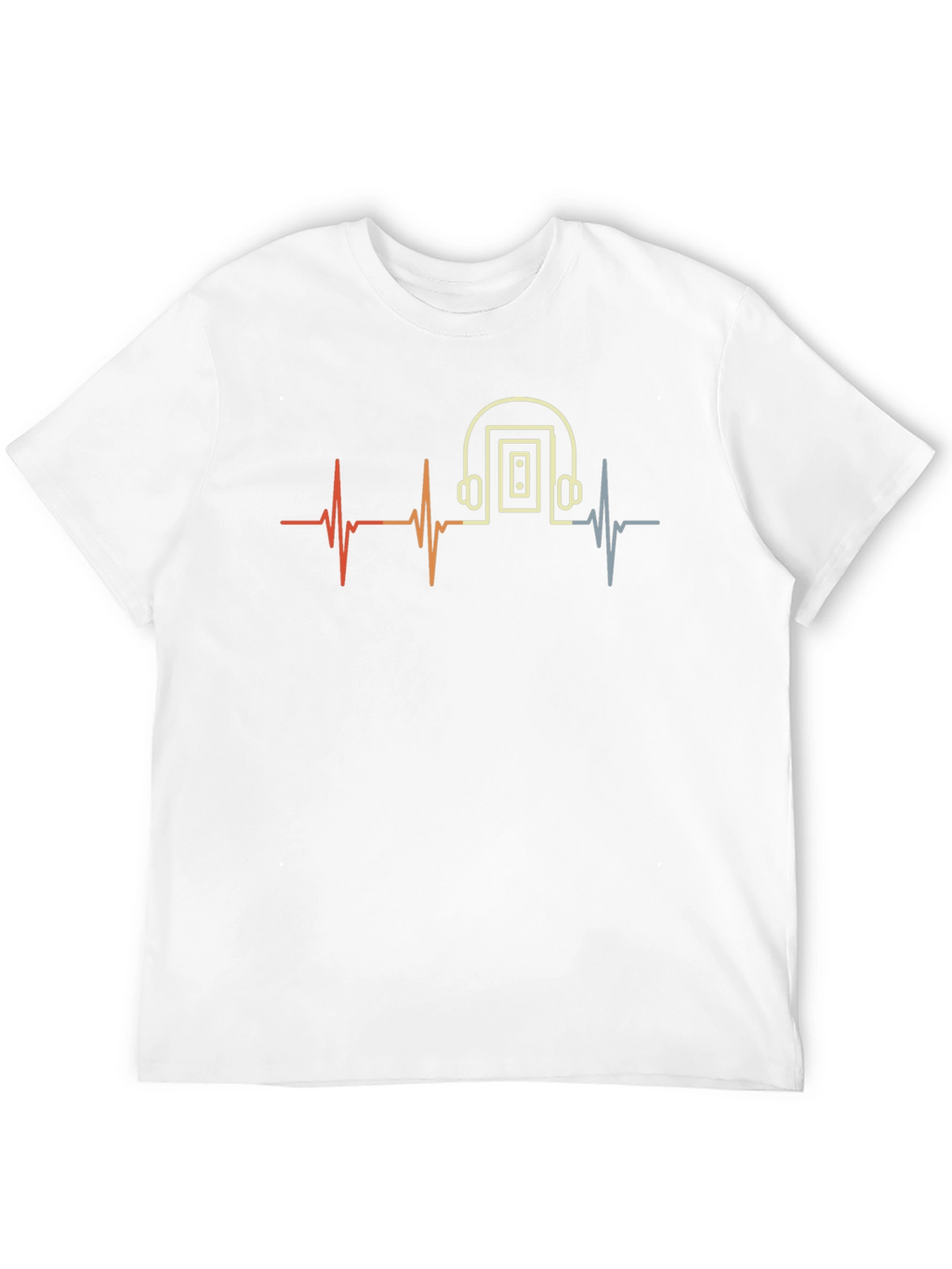 Retro Cassette Tape Heartbeat T-Shirt