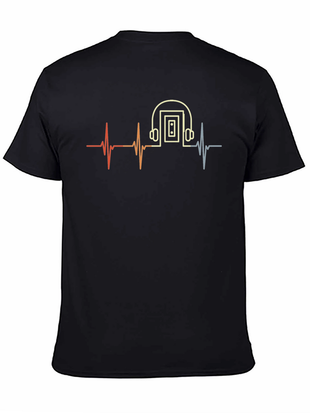 Retro Cassette Tape Heartbeat T-Shirt