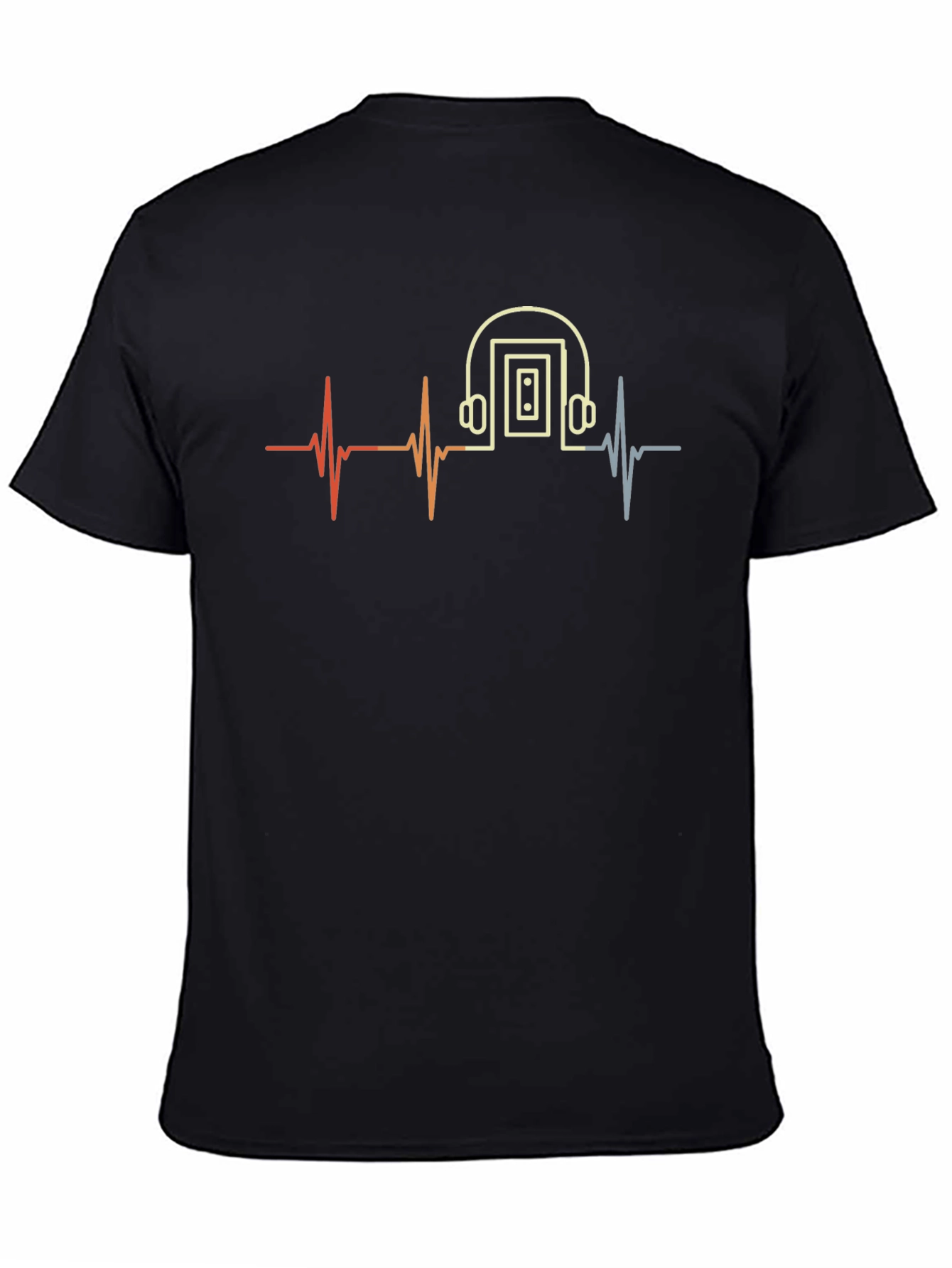 Retro Cassette Tape Heartbeat T-Shirt