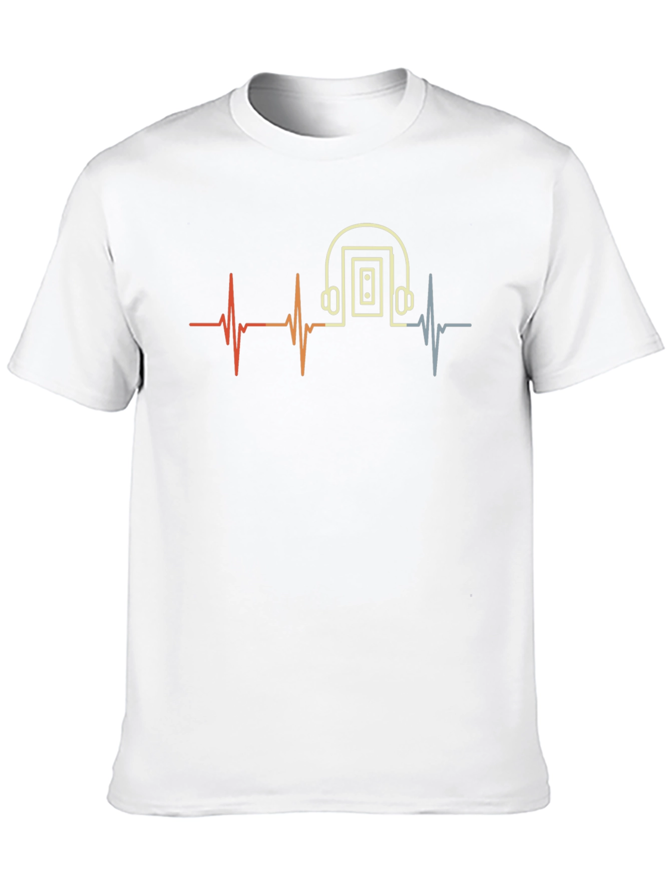 Retro Cassette Tape Heartbeat T-Shirt