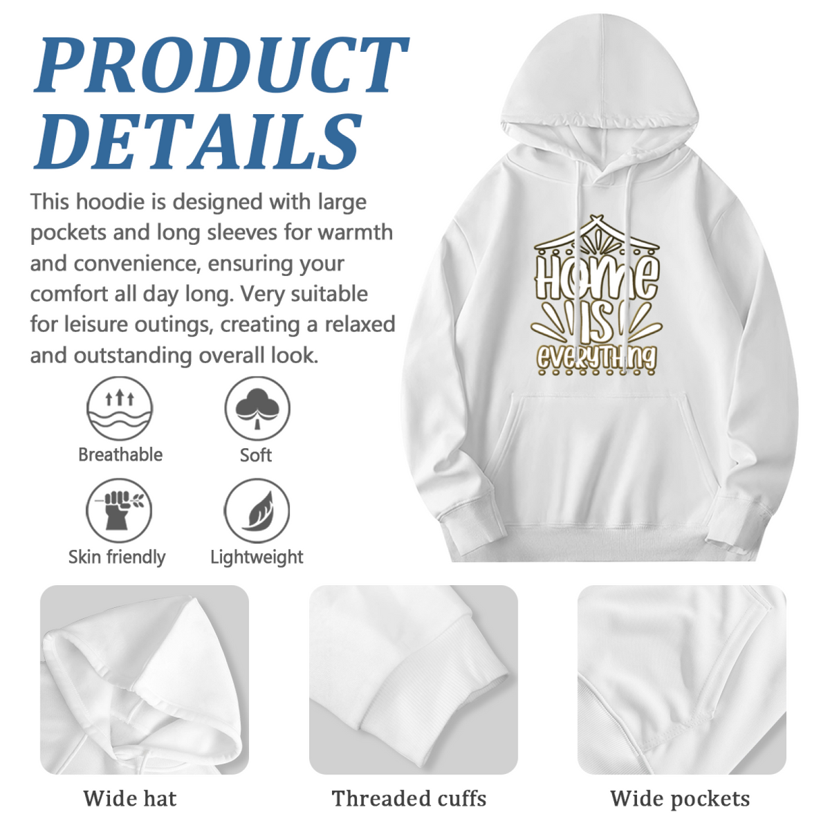 Foodie Hoodie - Artistic Expression Graphic Pullover #0557