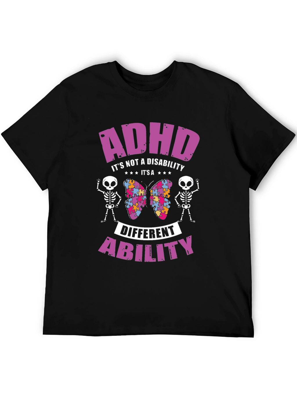 ADHD Different Ability Graphic T-Shirt