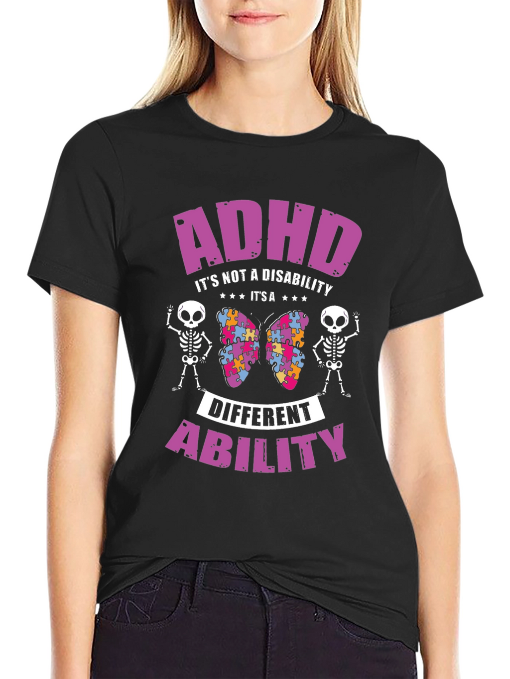 ADHD Different Ability Graphic T-Shirt