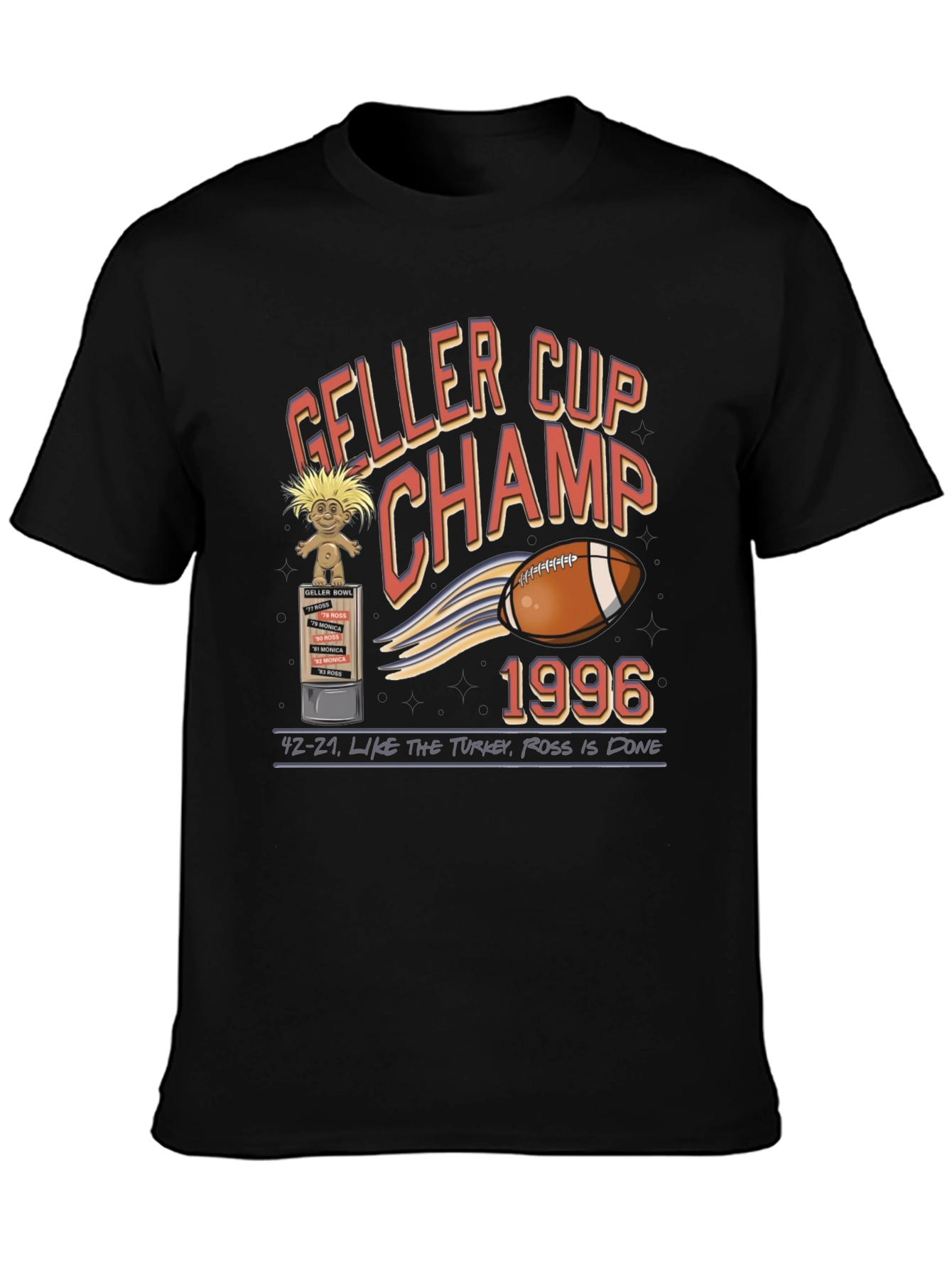Geller Cup Champ 1996 T-Shirt - Friends TV Show