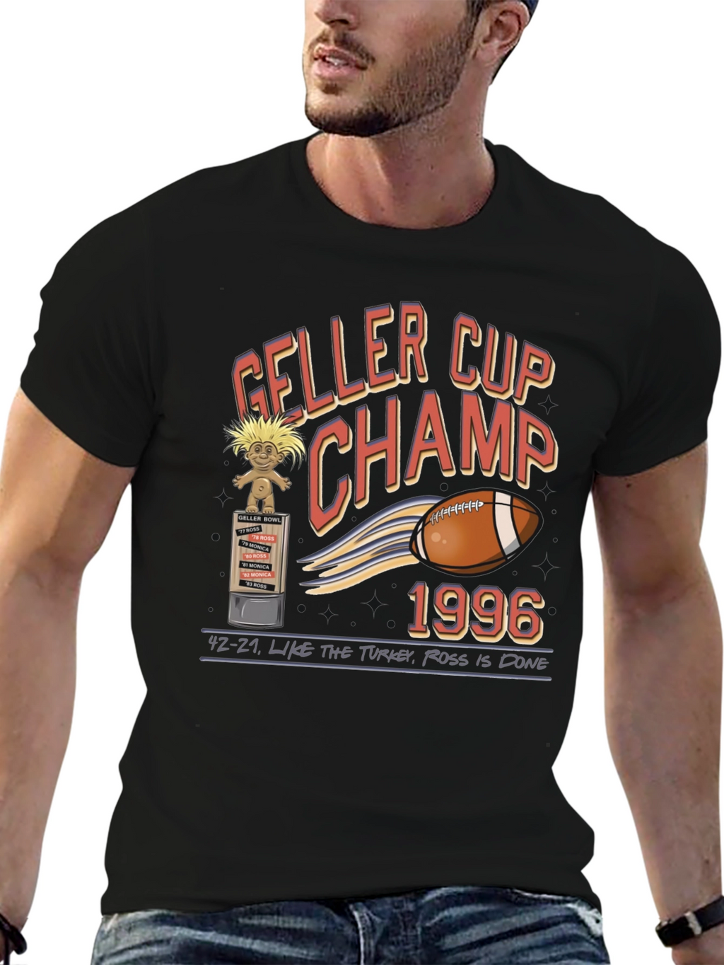 Geller Cup Champ 1996 T-Shirt - Friends TV Show