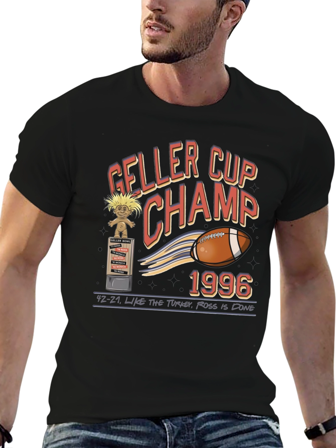 Geller Cup Champ 1996 T-Shirt - Friends TV Show