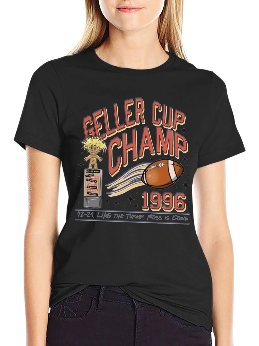 Geller Cup Champ 1996 T-Shirt - Friends TV Show