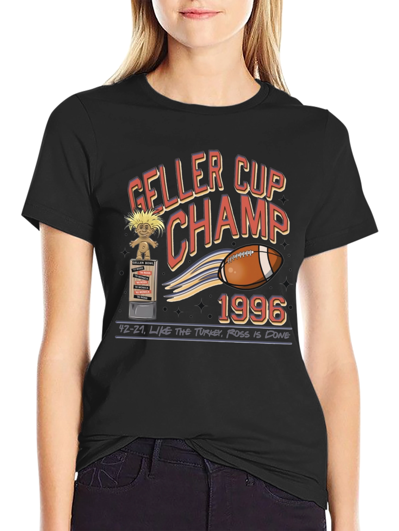 Geller Cup Champ 1996 T-Shirt - Friends TV Show