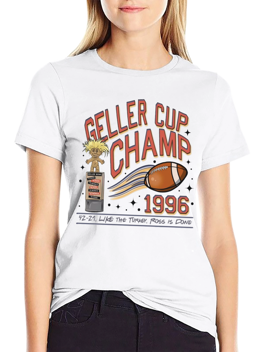 Geller Cup Champ 1996 T-Shirt - Friends TV Show