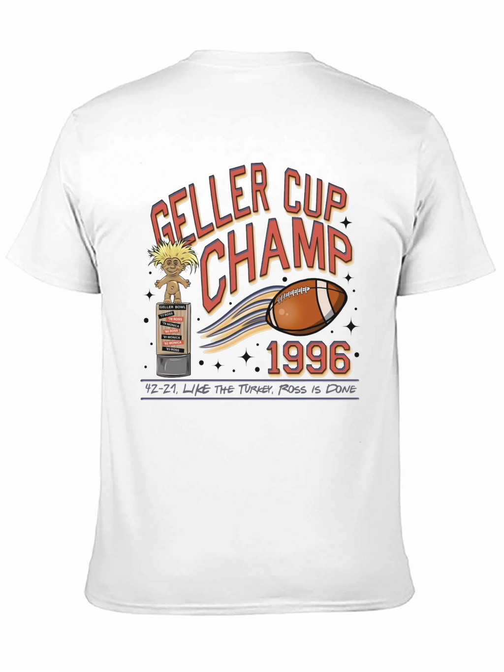 Geller Cup Champ 1996 T-Shirt - Friends TV Show