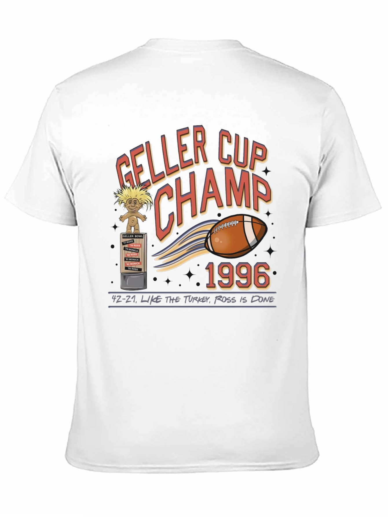 Geller Cup Champ 1996 T-Shirt - Friends TV Show