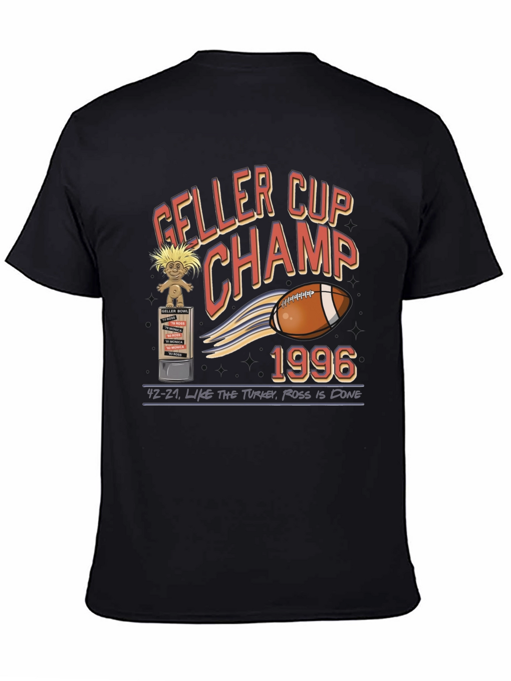 Geller Cup Champ 1996 T-Shirt - Friends TV Show