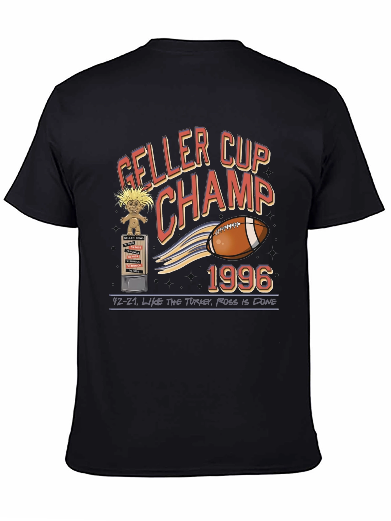 Geller Cup Champ 1996 T-Shirt - Friends TV Show
