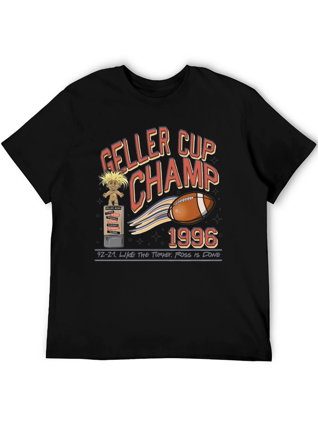 Geller Cup Champ 1996 T-Shirt - Friends TV Show