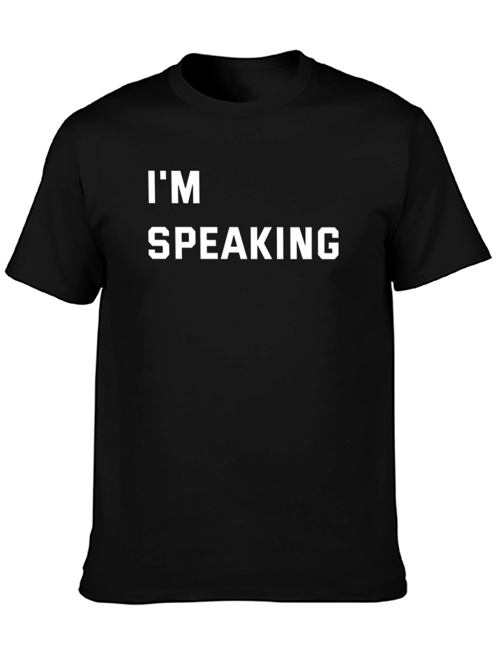 Im Speaking Graphic Tee - Black