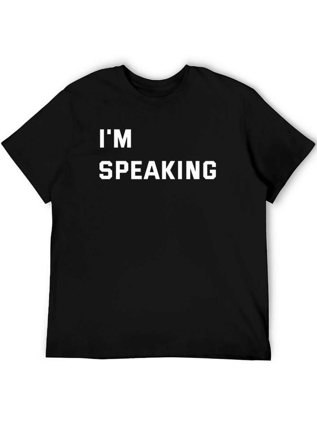 Im Speaking Graphic Tee - Black