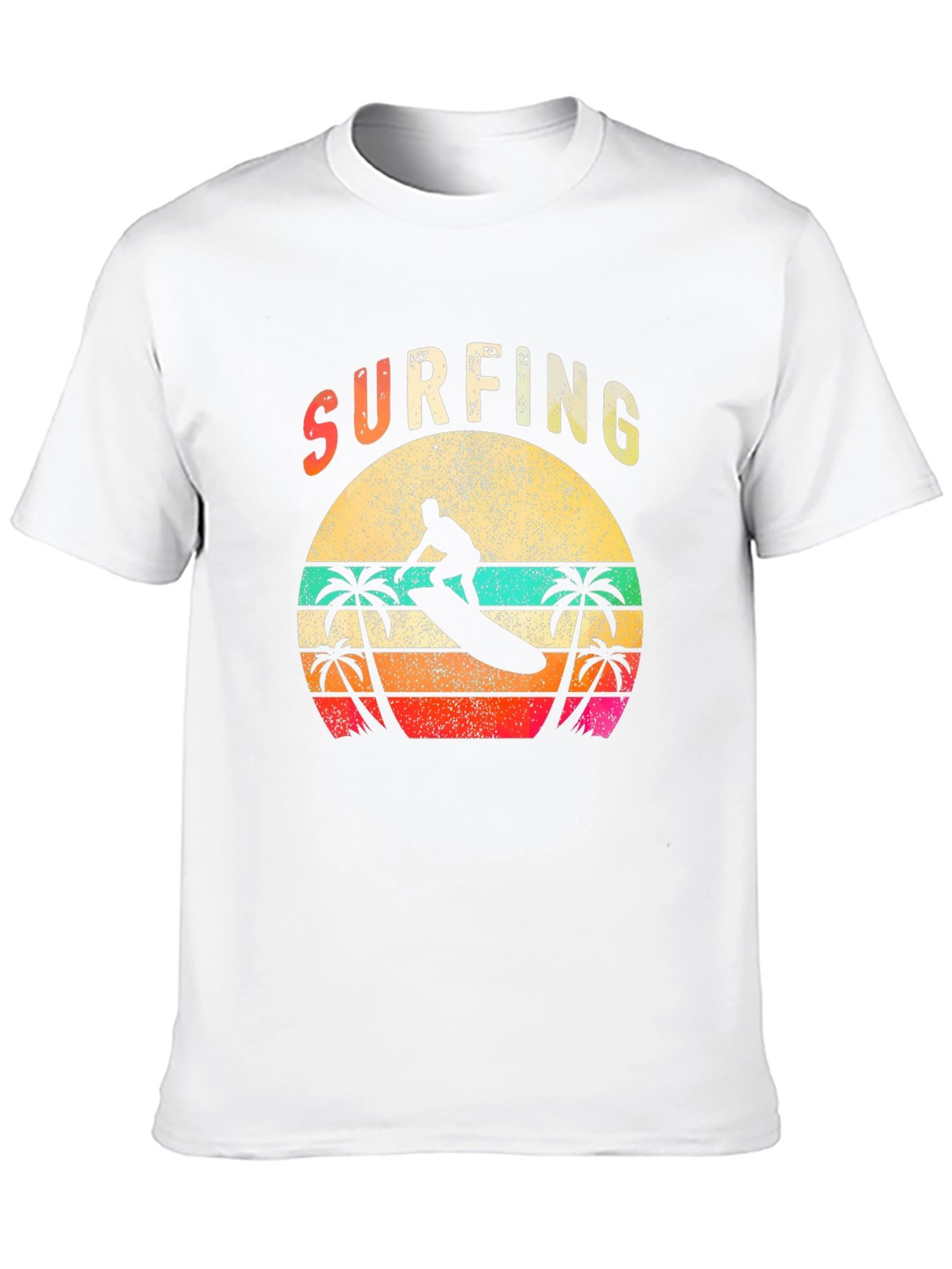 Surfing Retro Sunset T-Shirt