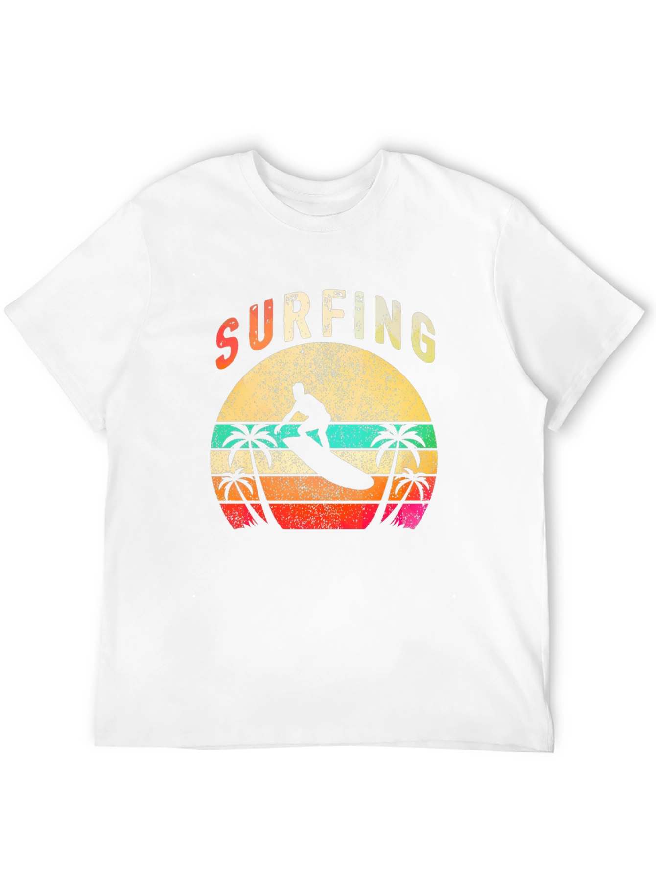 Surfing Retro Sunset T-Shirt