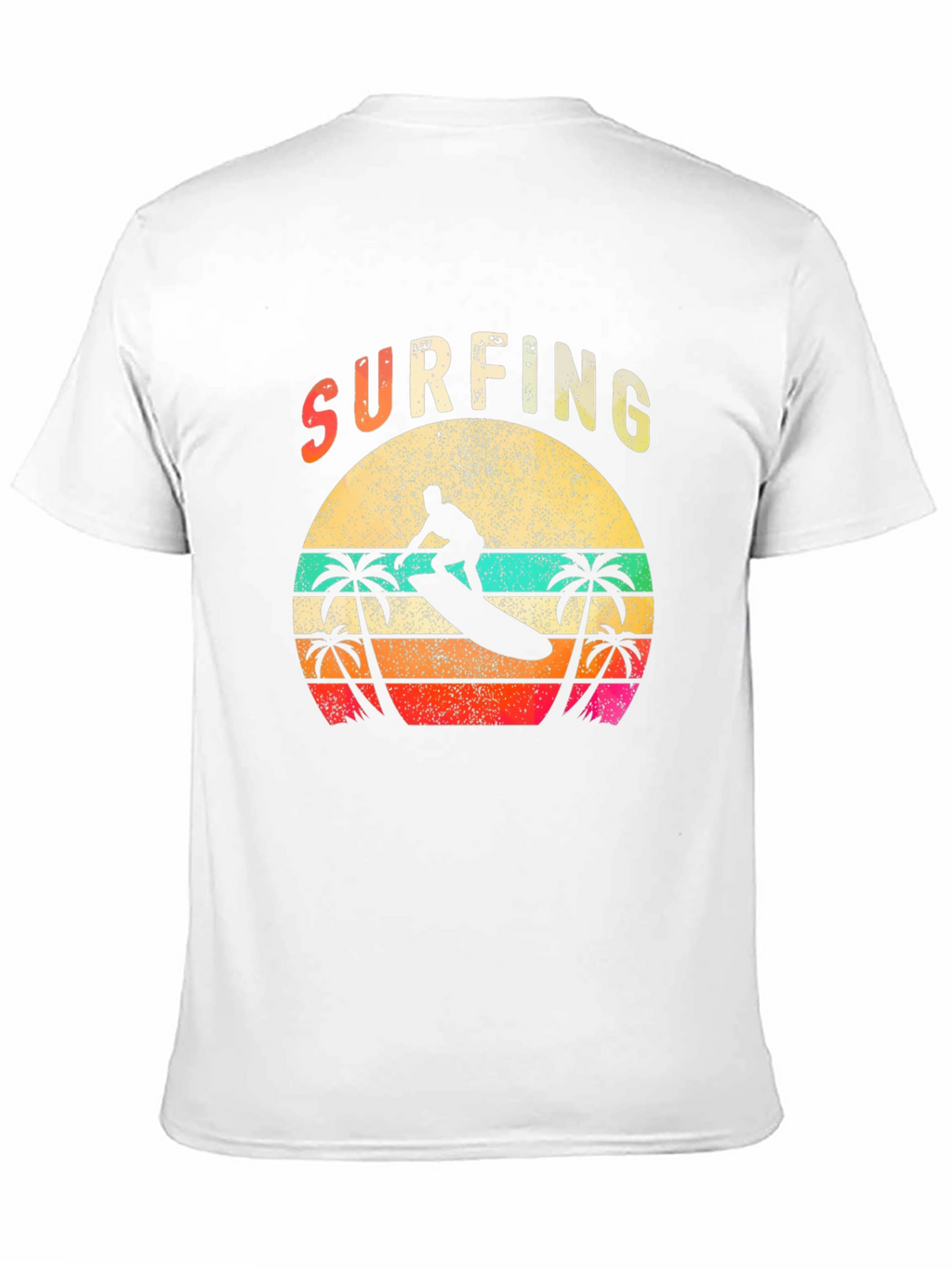 Surfing Retro Sunset T-Shirt