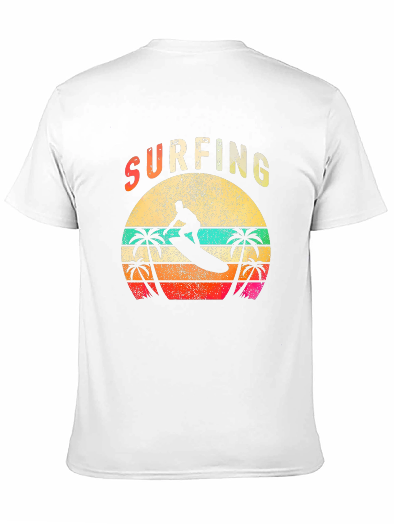 Surfing Retro Sunset T-Shirt