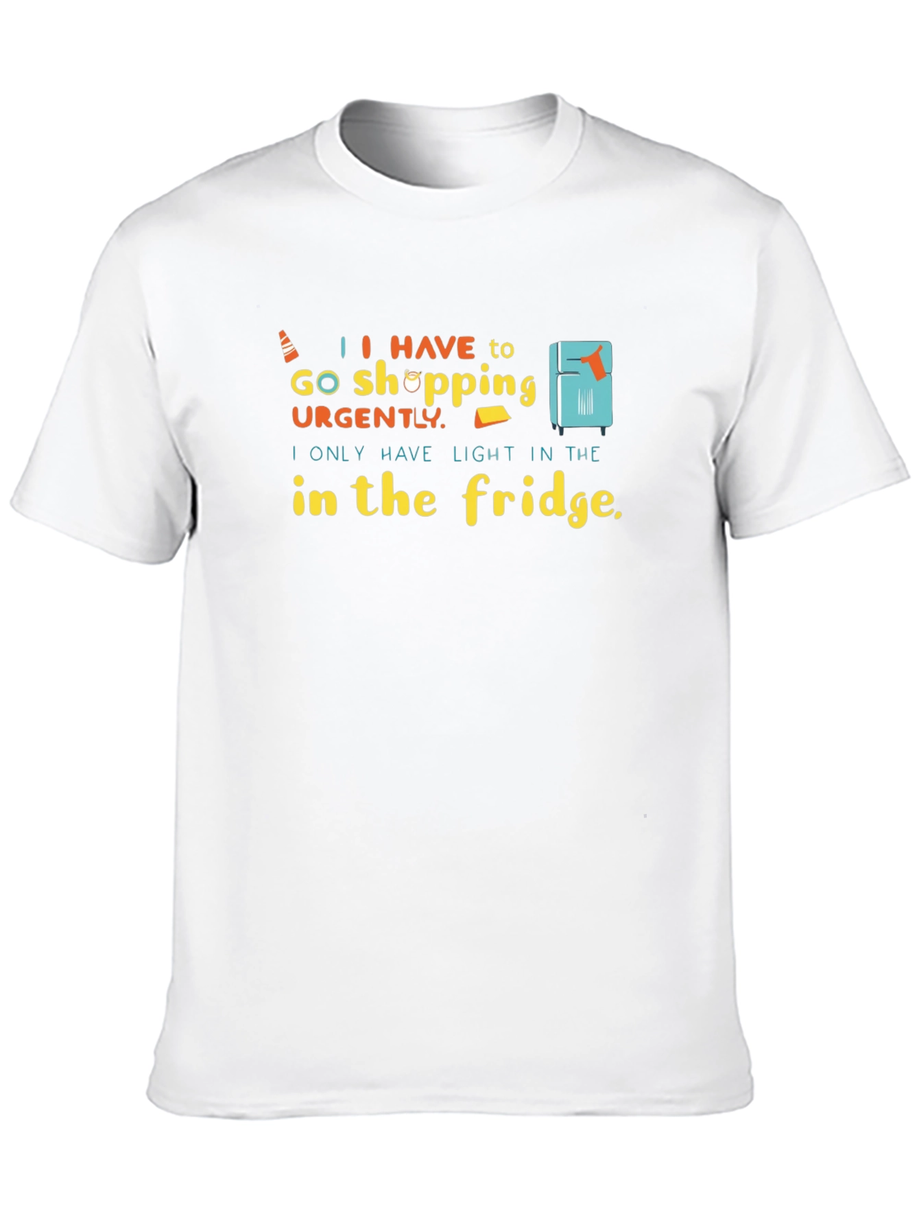 Funny Light in the Fridge Graphic T-Shirt