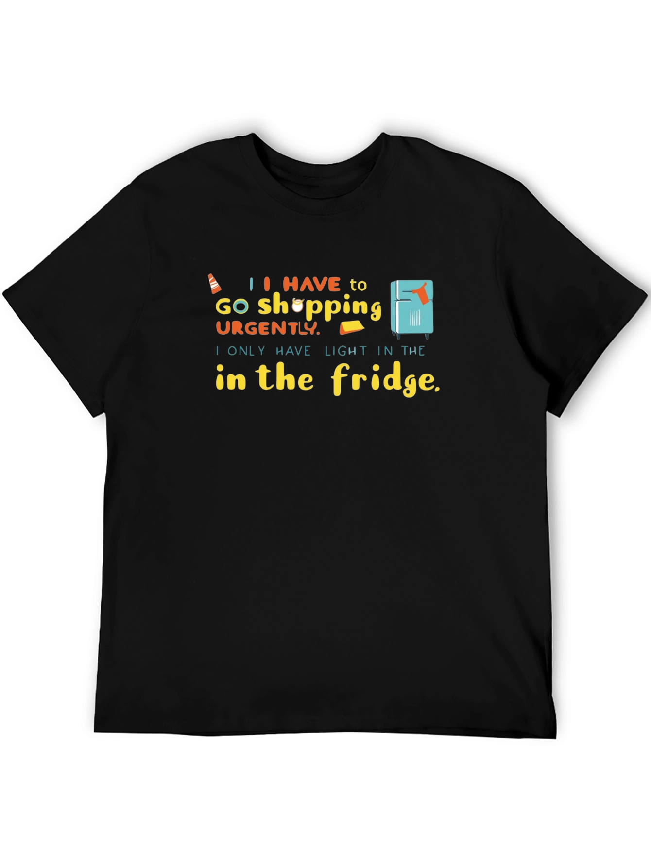 Funny Light in the Fridge Graphic T-Shirt