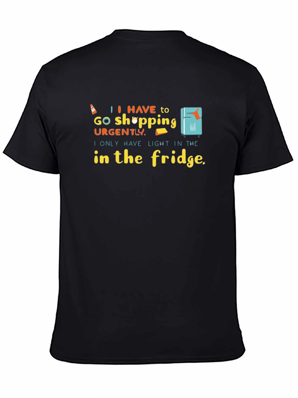 Funny Light in the Fridge Graphic T-Shirt