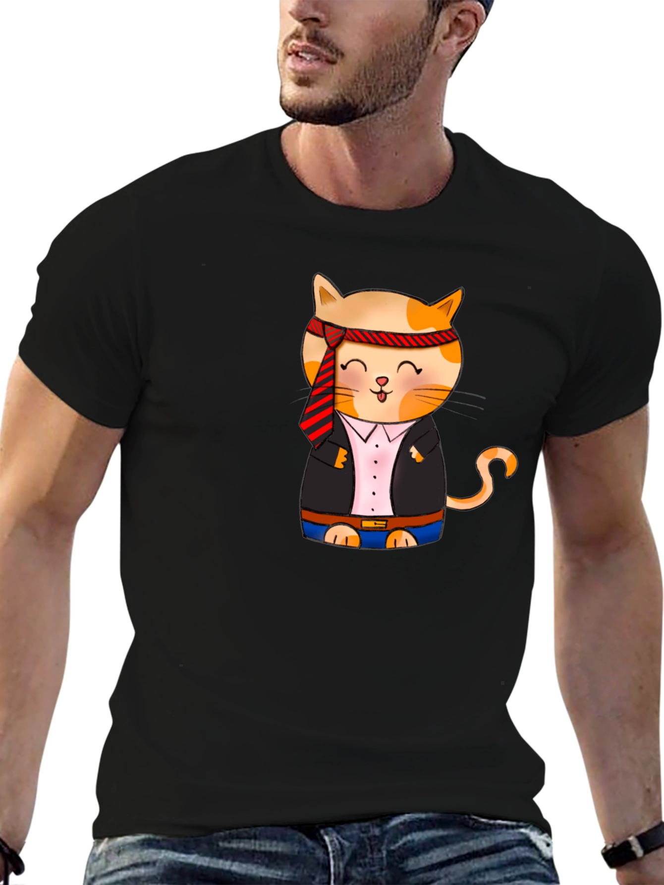 Cat Boss T-Shirt - Cool Graphic Tee