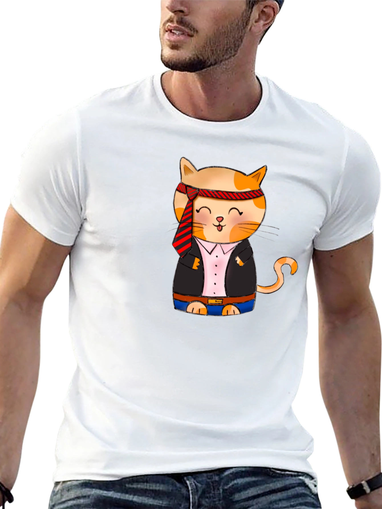 Cat Boss T-Shirt - Cool Graphic Tee