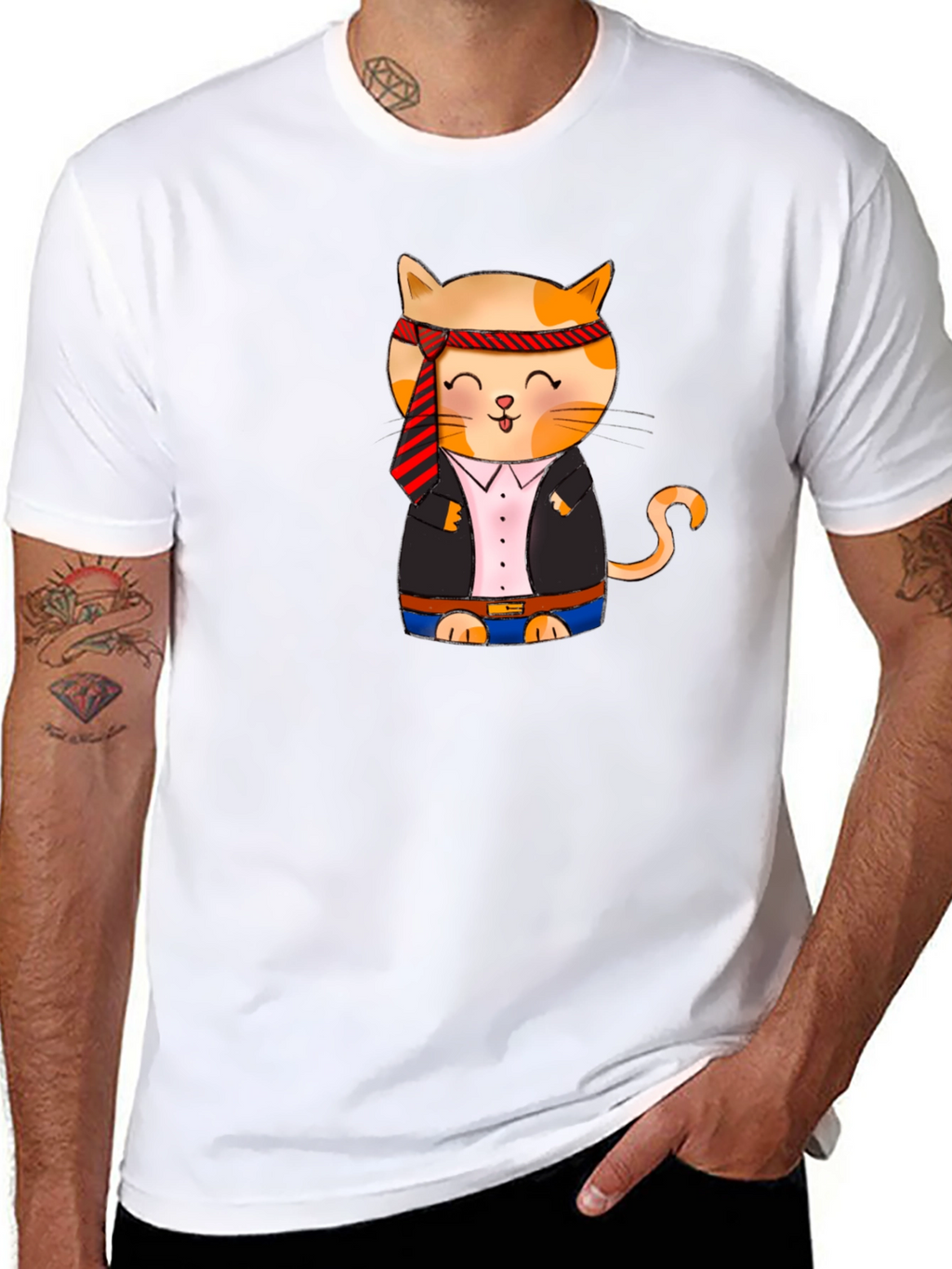 Cat Boss T-Shirt - Cool Graphic Tee