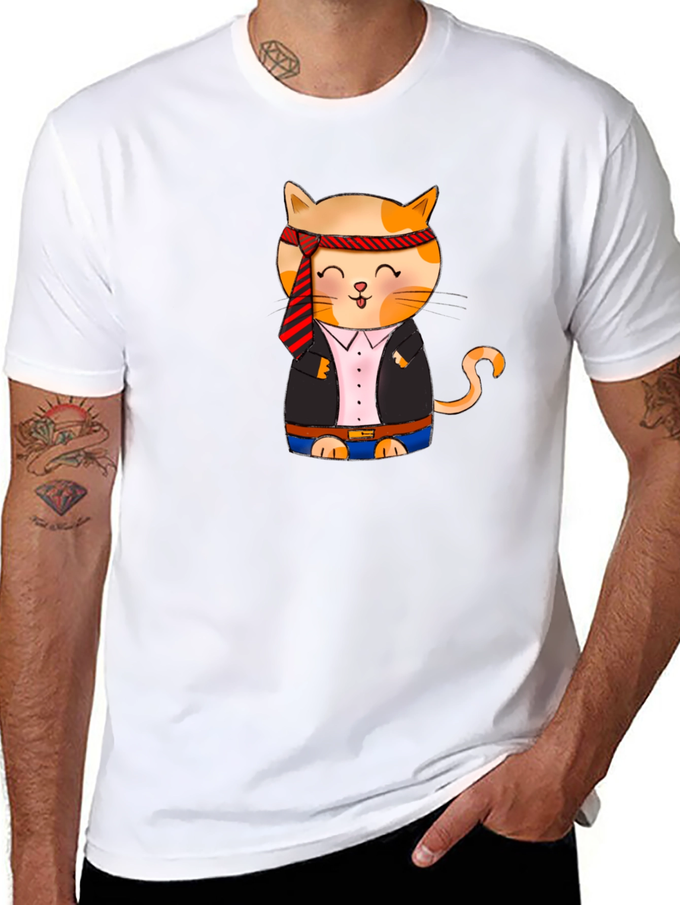 Cat Boss T-Shirt - Cool Graphic Tee