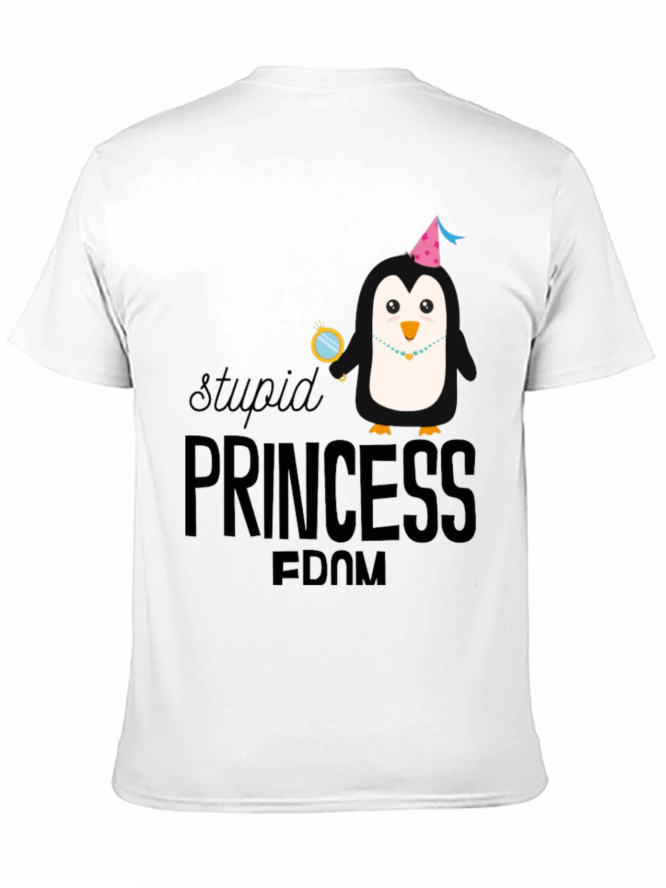 Stupid Princess Fdom Black T-Shirt
