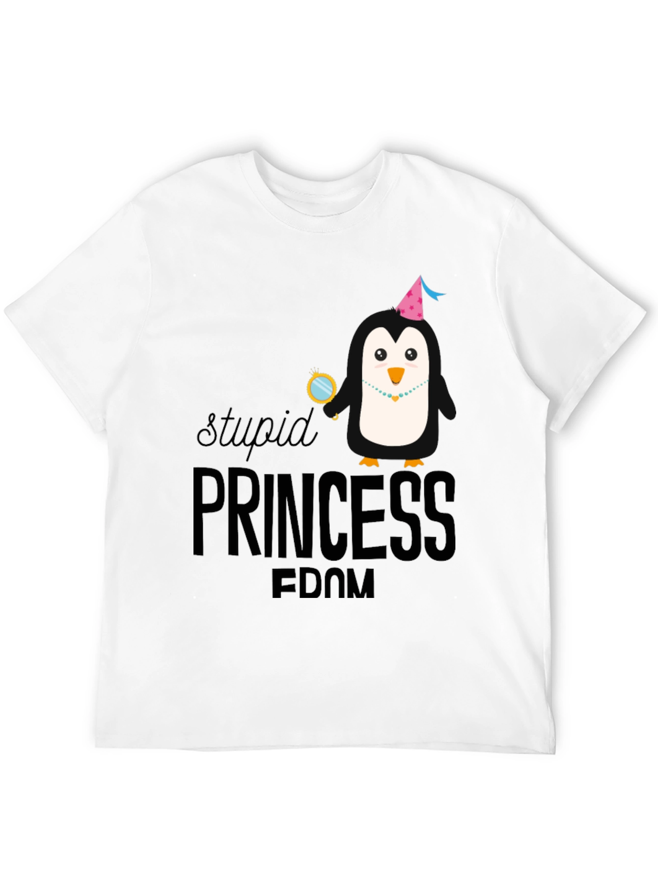 Stupid Princess Fdom Black T-Shirt