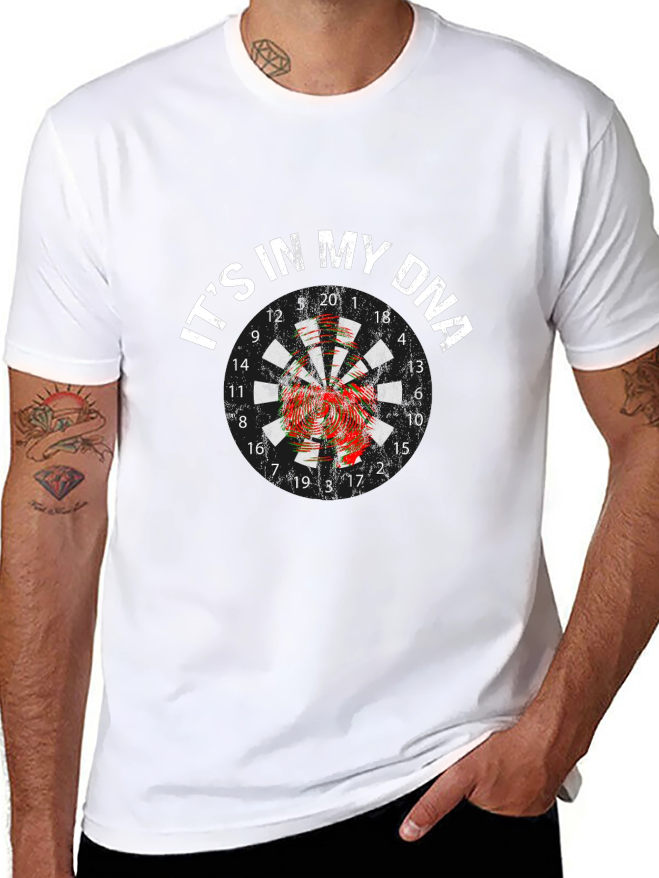 Its In My DNA Dartboard T-Shirt