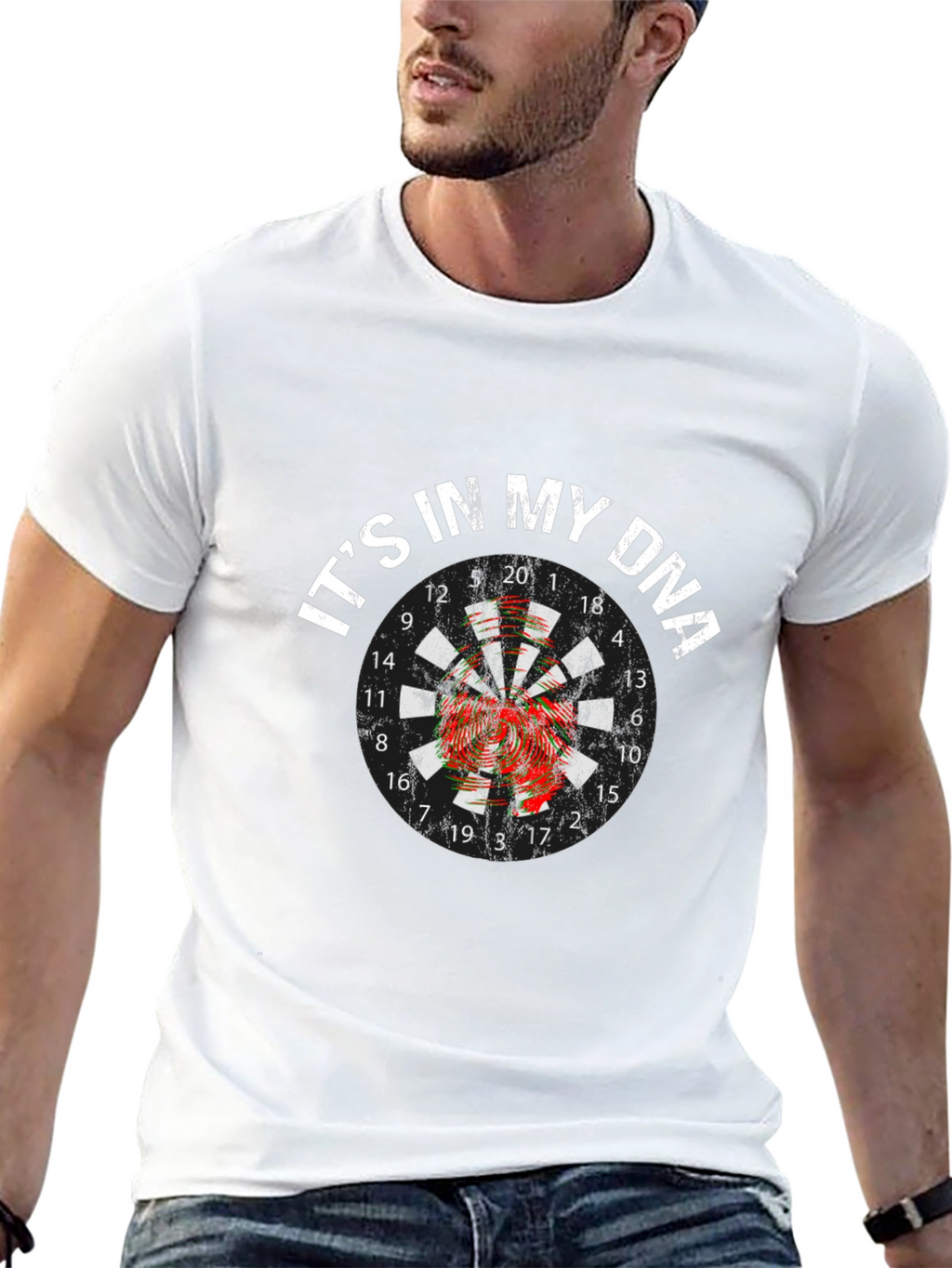 Its In My DNA Dartboard T-Shirt