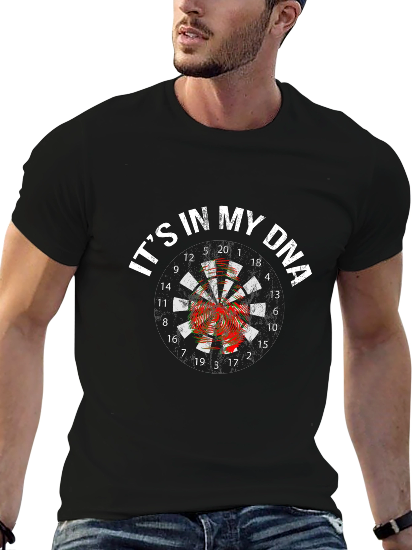 Its In My DNA Dartboard T-Shirt