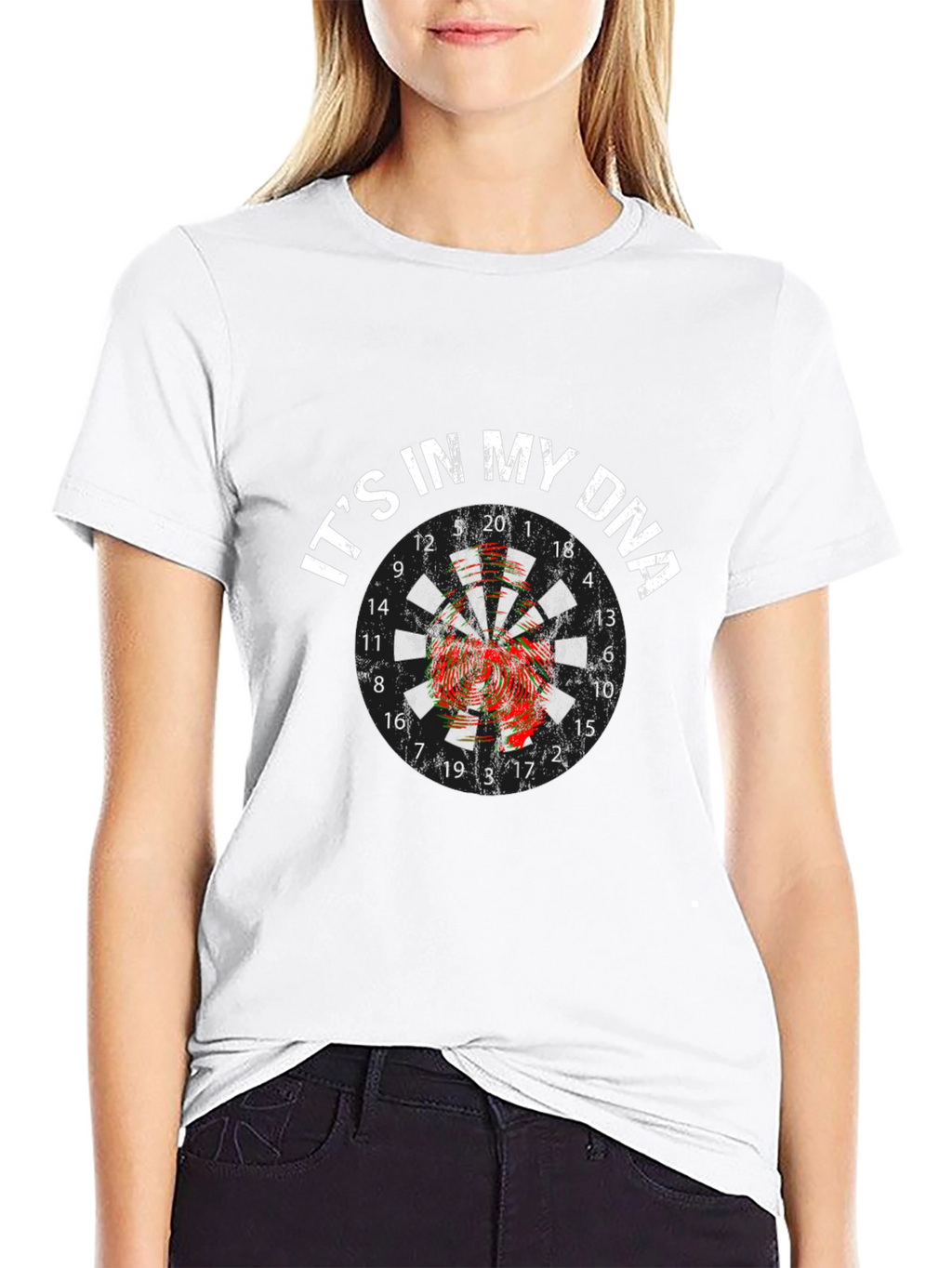 Its In My DNA Dartboard T-Shirt
