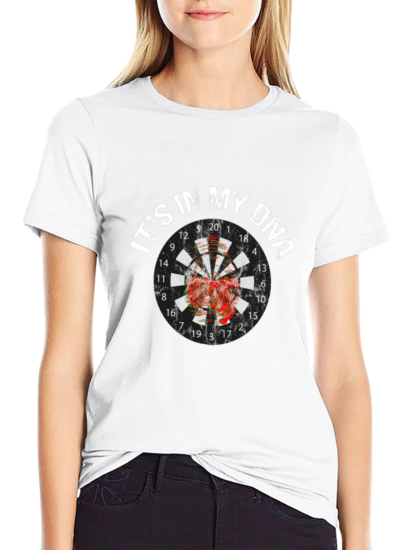 Its In My DNA Dartboard T-Shirt