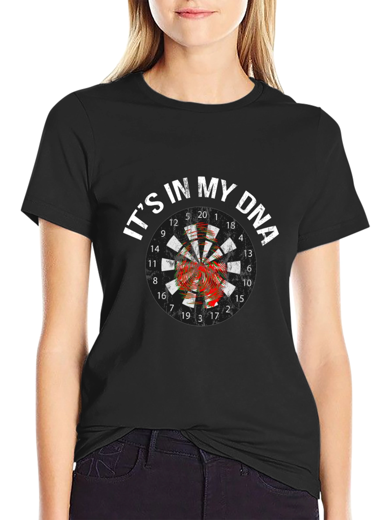 Its In My DNA Dartboard T-Shirt