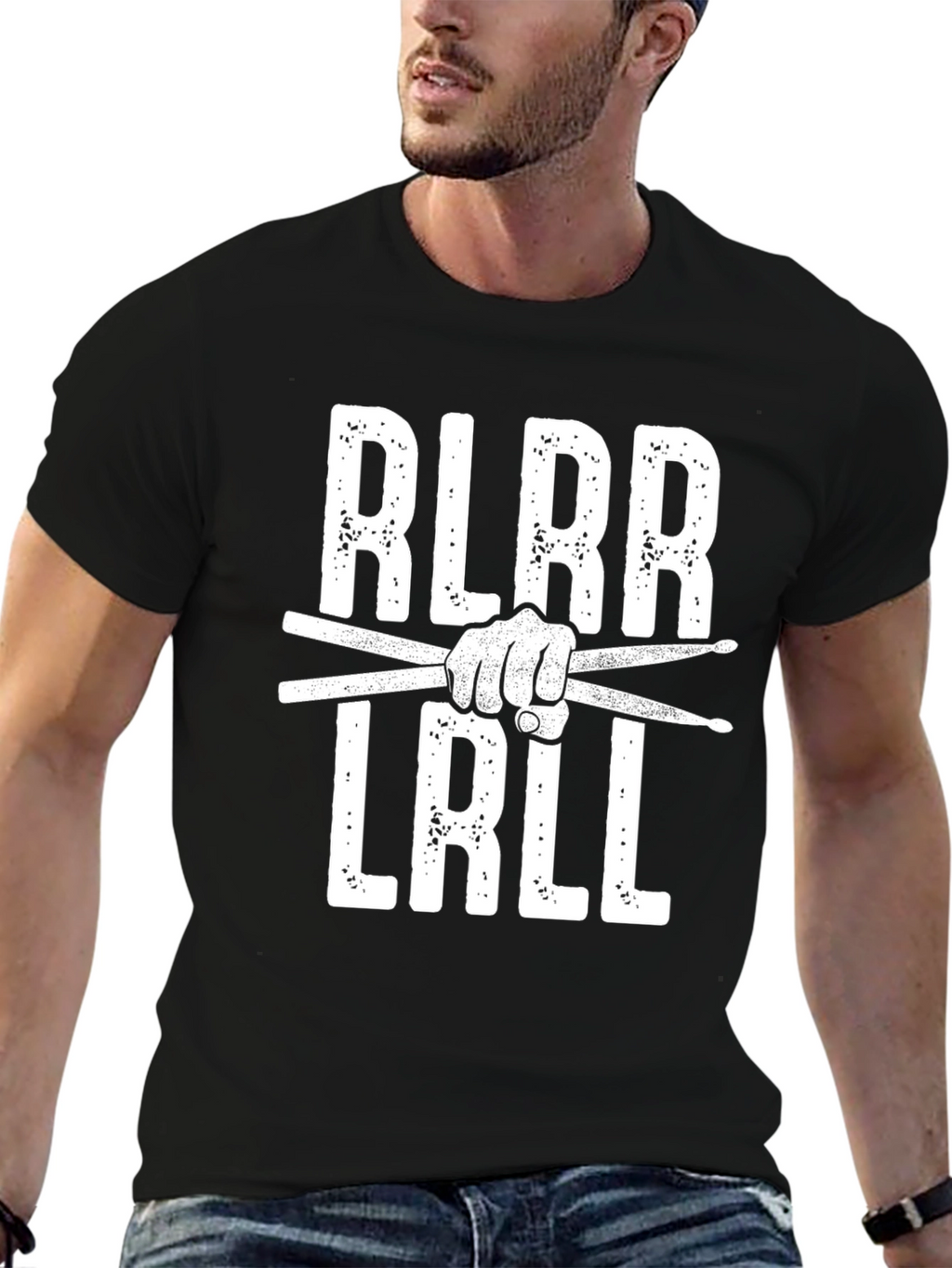Drummer T-Shirt - RLRL LRLR Drum Sticks