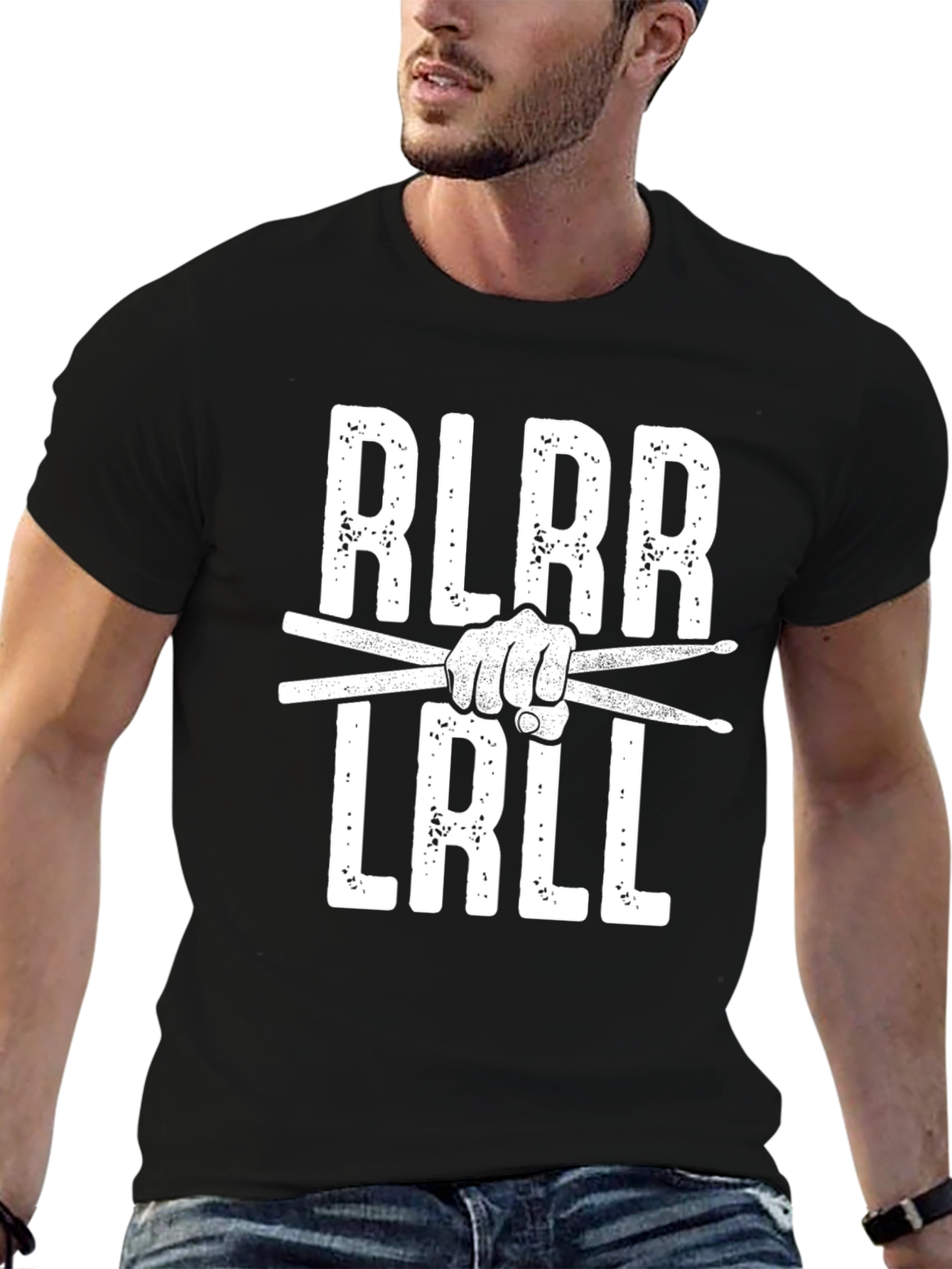 Drummer T-Shirt - RLRL LRLR Drum Sticks