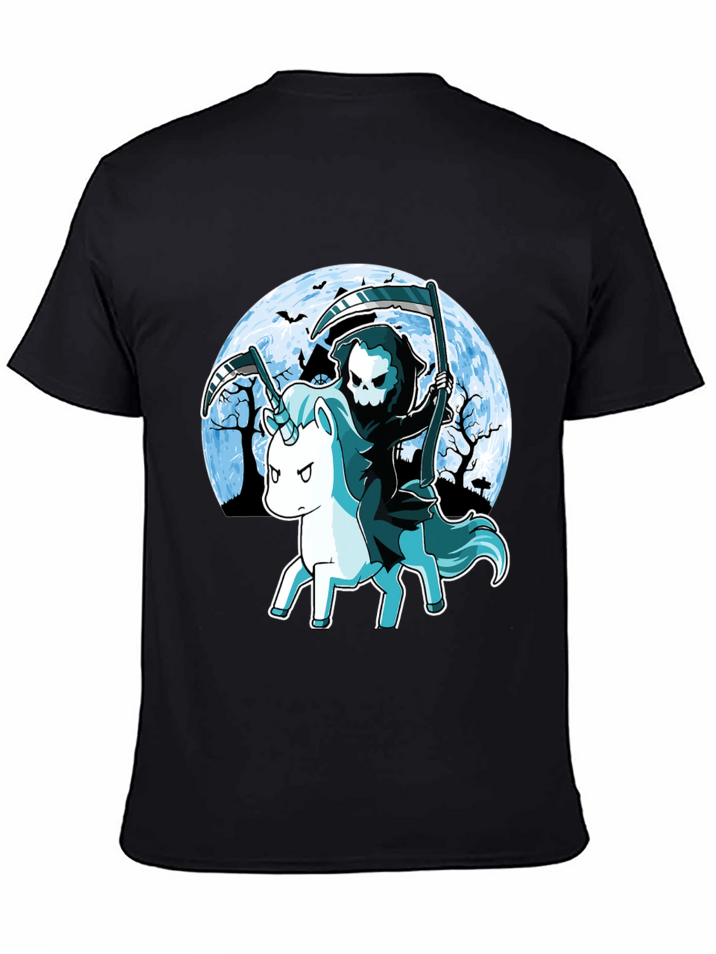 Grim Reaper Unicorn T-Shirt