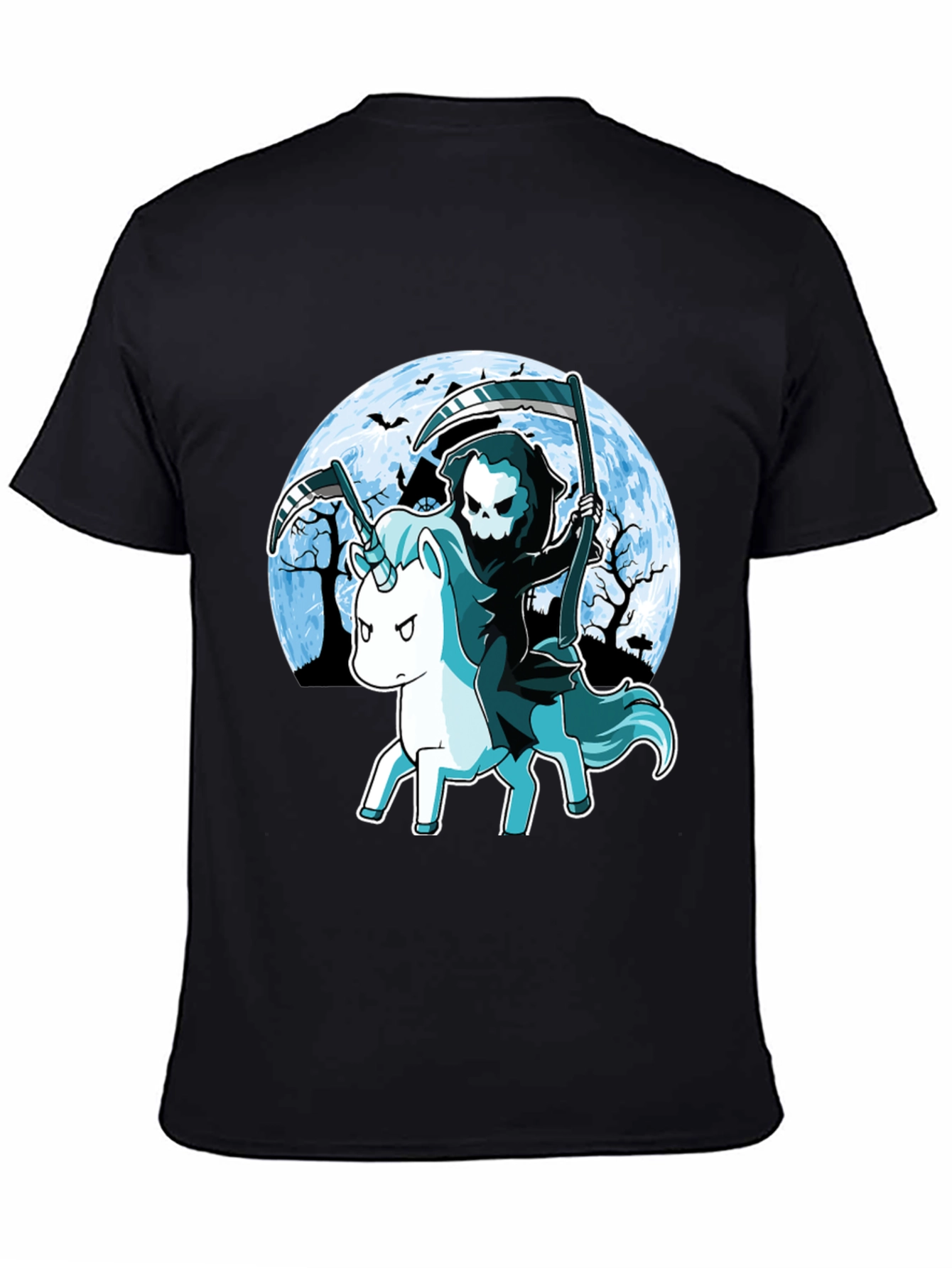 Grim Reaper Unicorn T-Shirt