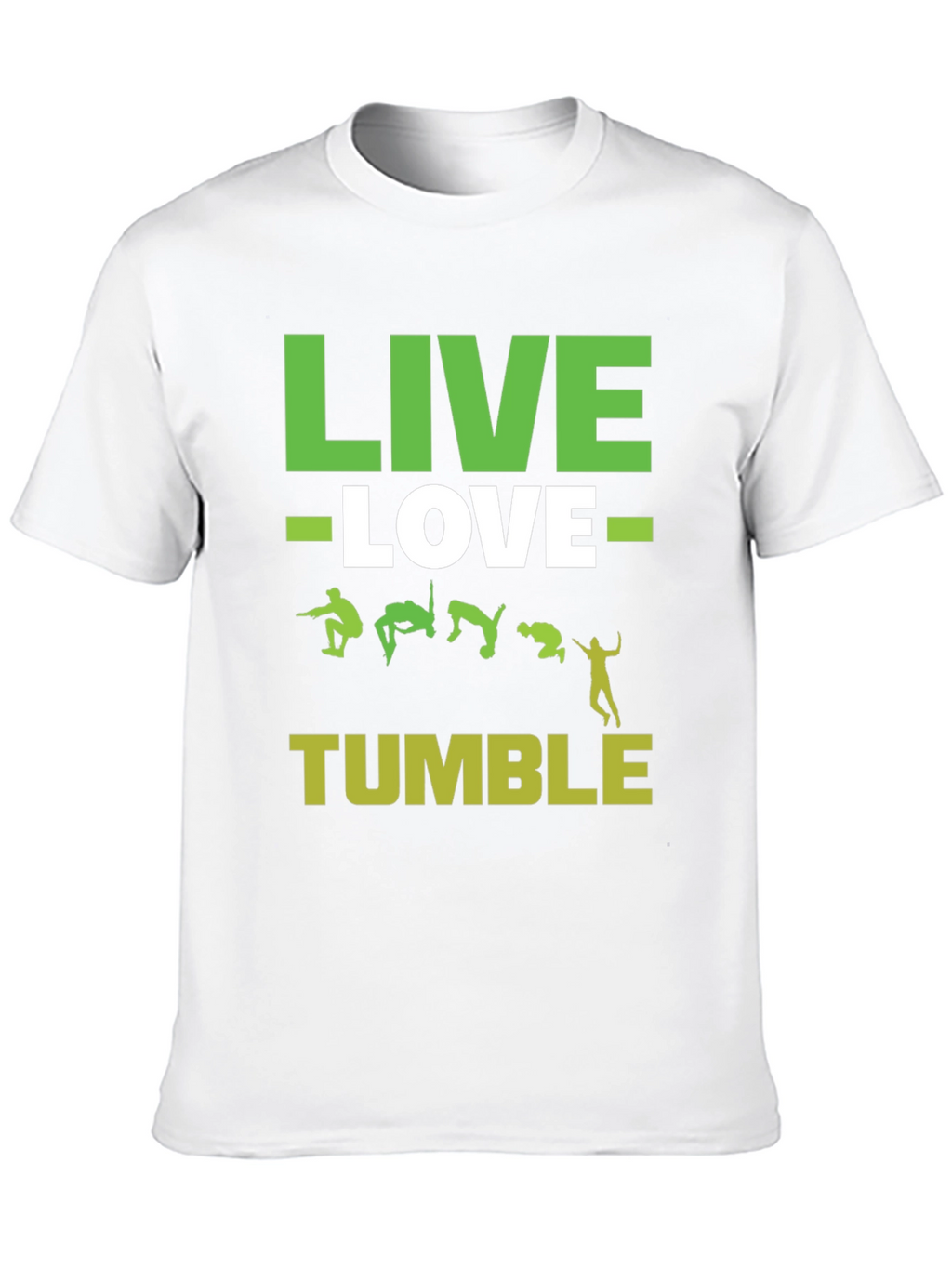 Live Love Tumble Black Graphic Tee