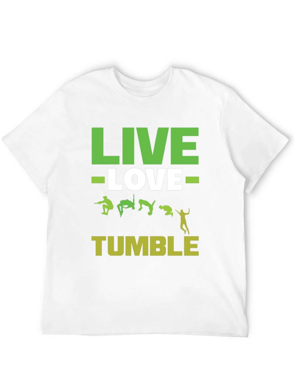 Live Love Tumble Black Graphic Tee