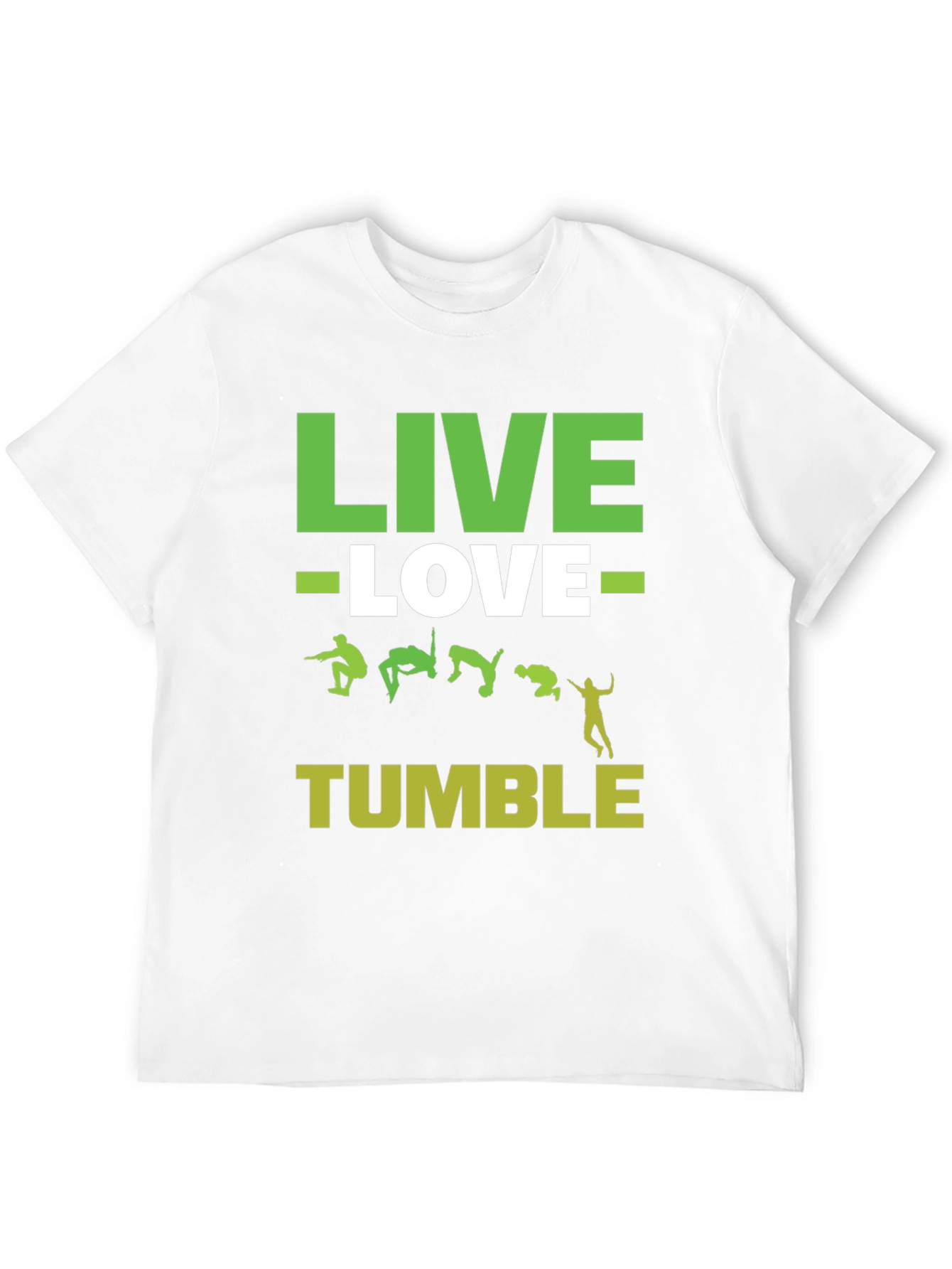 Live Love Tumble Black Graphic Tee